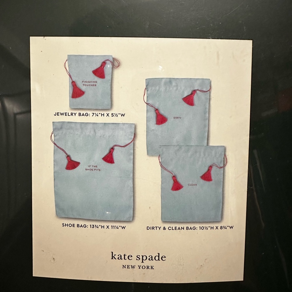 Kate Spade If The Shoe Fits Travel Bag Set